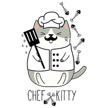 Artwork thumbnail, Chef Kitty by DesignLabMedia