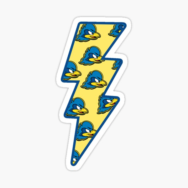 Delaware lightning bolt Sticker