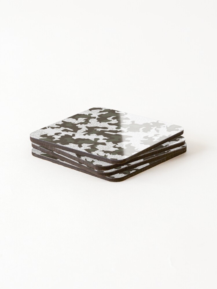 Thumbnail 4 of 5, Coasters (Set of 4), Splinter camouflage pattern designed and sold by risgmf.