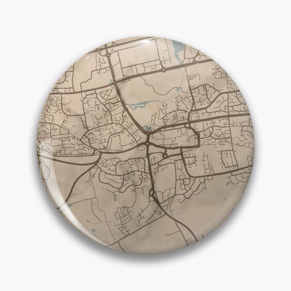 Item preview, Basildon Sepia Map designed and sold by CPTVDesign.