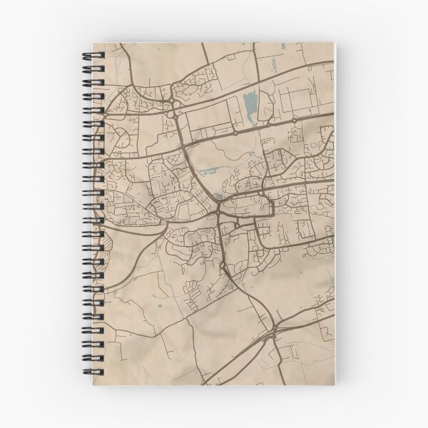 Item preview, Basildon Sepia Map designed and sold by CPTVDesign.