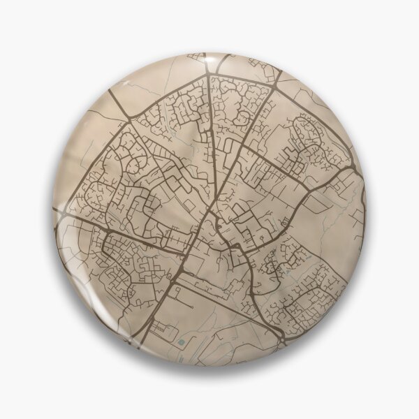 Item preview, Bicester Sepia Map designed and sold by CPTVDesign.