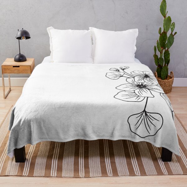 Item preview, Black And White Plant Artwork designed and sold by KananiandKiki.