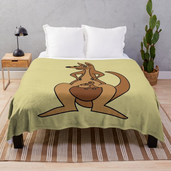Item preview, Kangaroo. Iconic Australian Animal coloured with joey. designed and sold by BOLD-Australia.