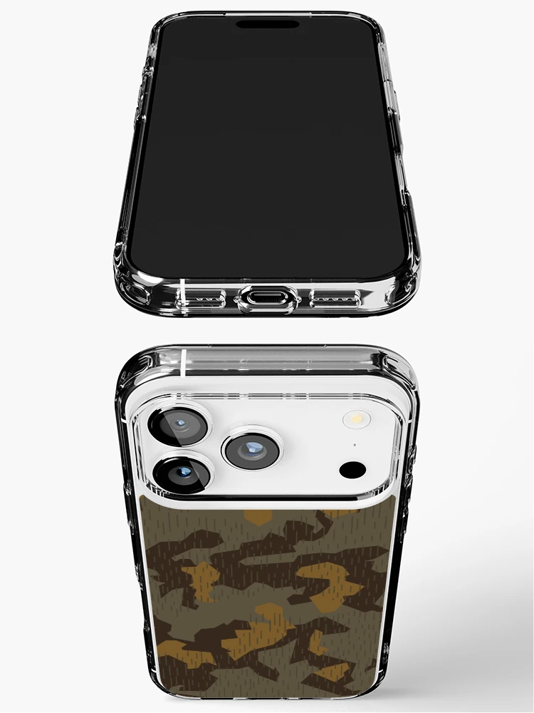 Thumbnail 3 of 5, iPhone Case, Splinter camouflage pattern designed and sold by risgmf.