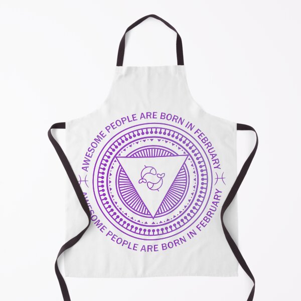 Item preview, February Birthday Awesome People Are Born In February Pisces Amethyst designed and sold by KrisSidDesigns.