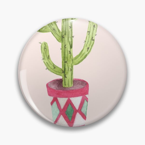 Item preview, Mini Cactus - Pink Pot designed and sold by LSMwatercolour.