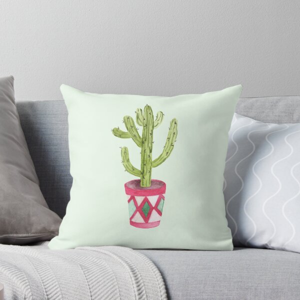 Item preview, Mini Cactus - Pink Pot designed and sold by LSMwatercolour.