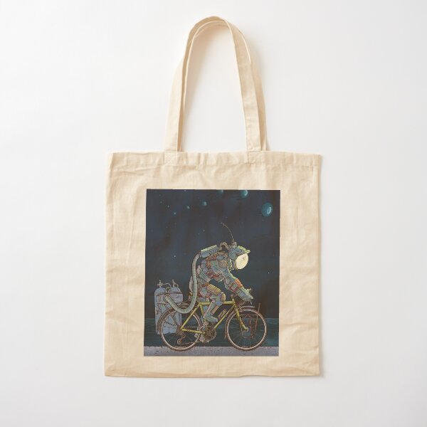 Lake Front Trail Cotton Tote Bag