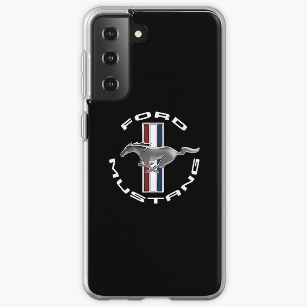 the ford mustang round Samsung Galaxy Soft Case