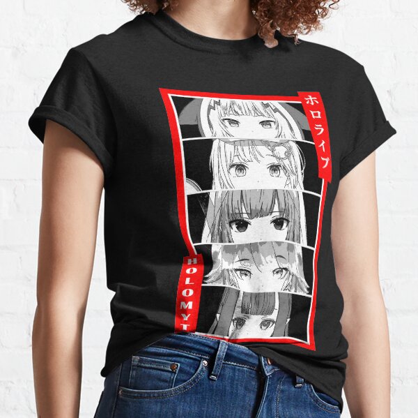 Hololive EN Holomyth Black & White Panel Classic T-Shirt