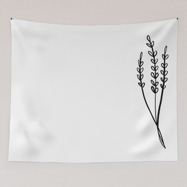 Item preview, Black And White Plant Artwork designed and sold by KananiandKiki.