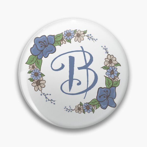 Item preview, Blue Floral B designed and sold by missmann.