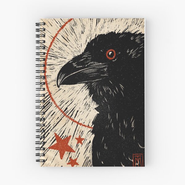 Item preview, Woodcut Crow II designed and sold by Mary Traverse.