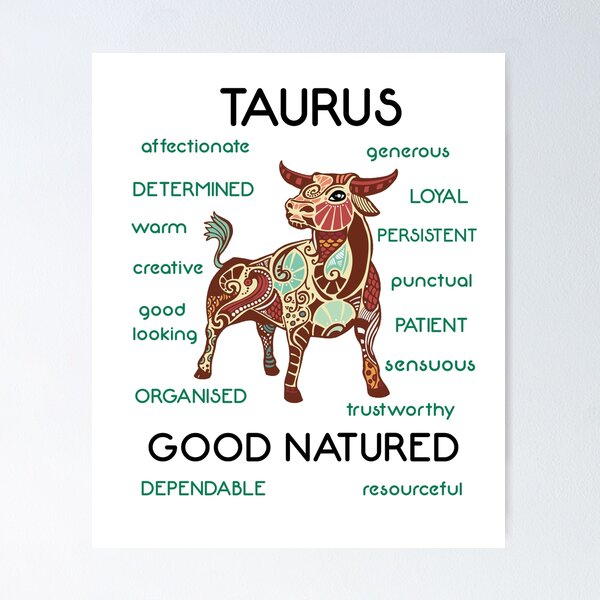 Item preview, Zodiac sign Taurus the Mandala bull for April born personality traits designed and sold by Aziro-designs.
