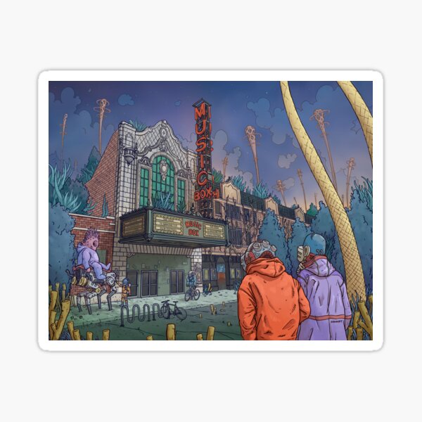 The Music Box Theatre Sticker