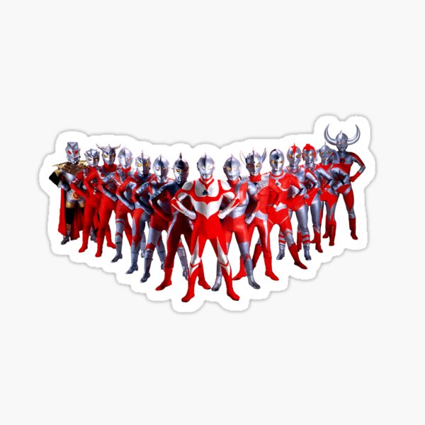 Vista previa del artículo con la obra «¡Los Ultramen!», diseñado y vendido por PopFanShop!.