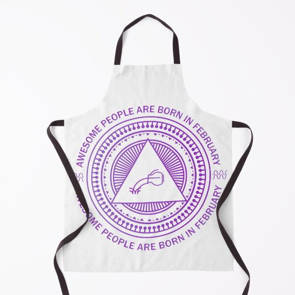 Item preview, February Birthday Awesome People Are Born In February Aquarius Amethyst designed and sold by KrisSidDesigns.