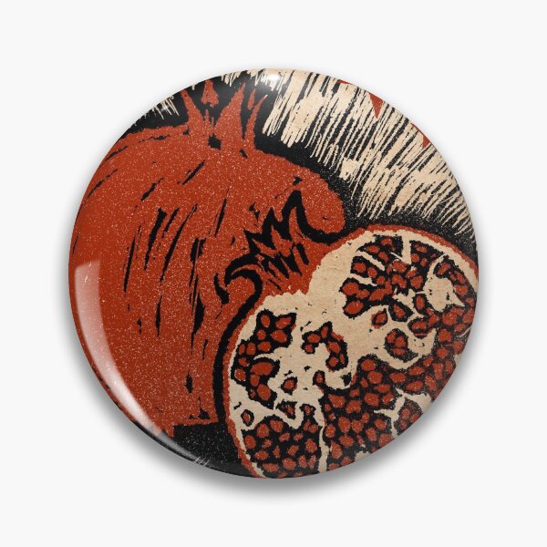 Item preview, Woodcut Pomegranate designed and sold by Mary Traverse.