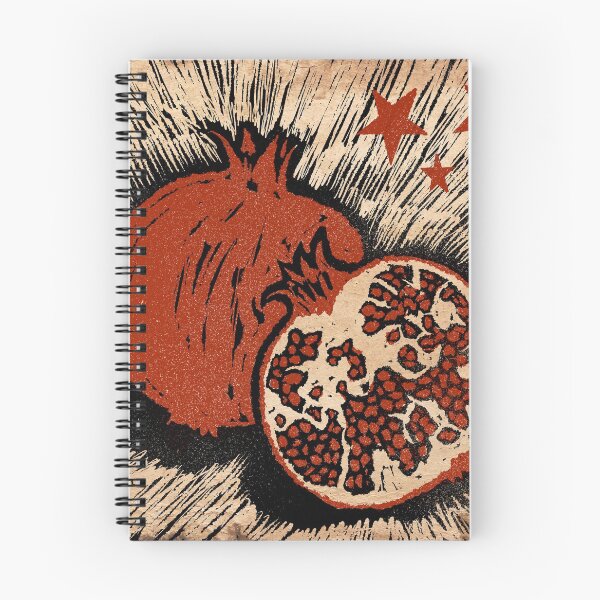Item preview, Woodcut Pomegranate designed and sold by Mary Traverse.