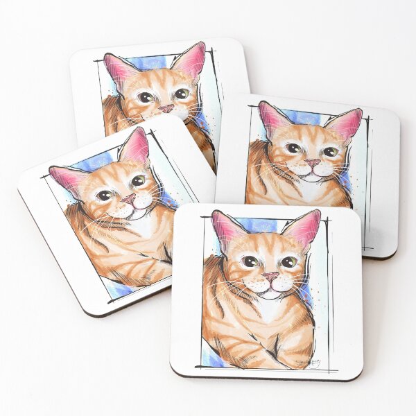 Item preview, Orange Tabby Cat - Digital Watercolor designed and sold by Chrissy Hoff Hudson.