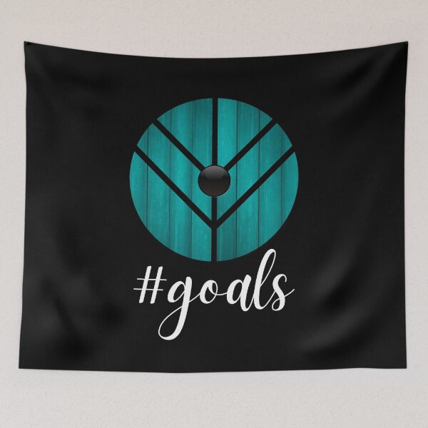 Item preview, Goals - Shield Maiden designed and sold by MerchActually.