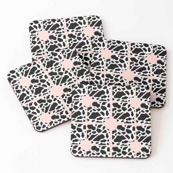Item preview, Cow pattern with pink designed and sold by Ninaeva.