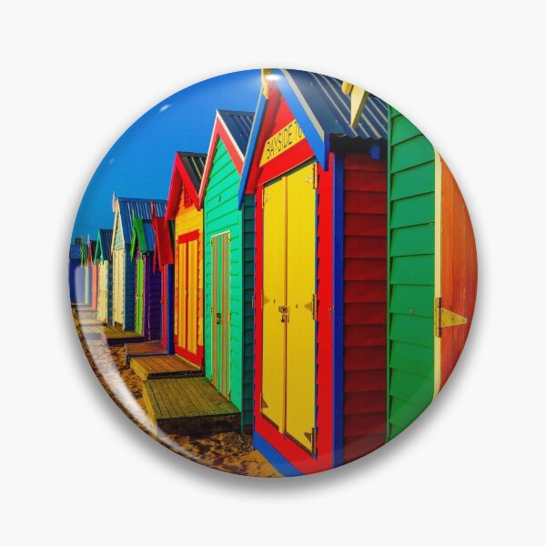 Item preview, Colourful Brighton Bath Huts lined up in a Row designed and sold by Steven Jodoin.