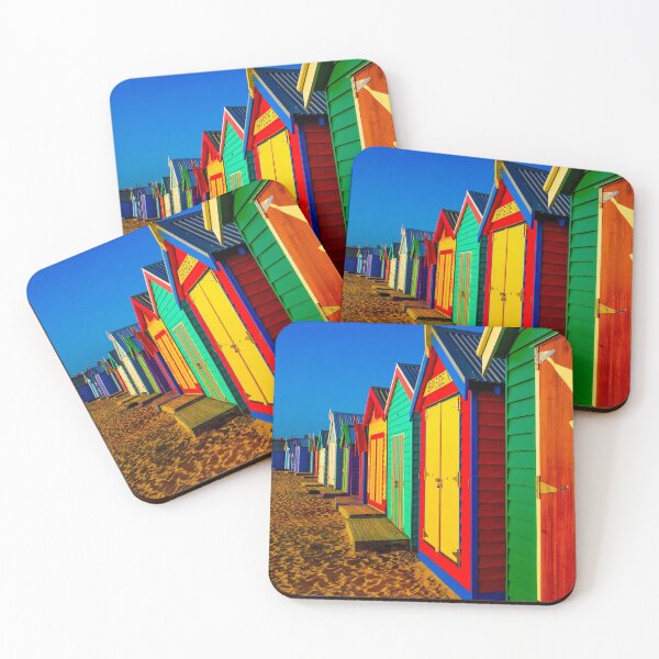 Item preview, Colourful Brighton Bath Huts lined up in a Row designed and sold by Steven Jodoin.