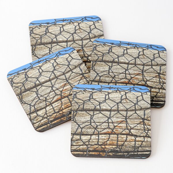 Item preview, chicken wire and old wood  designed and sold by Stephanie  Skeem.