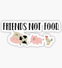 Friends Not Food - Animals Sticker
