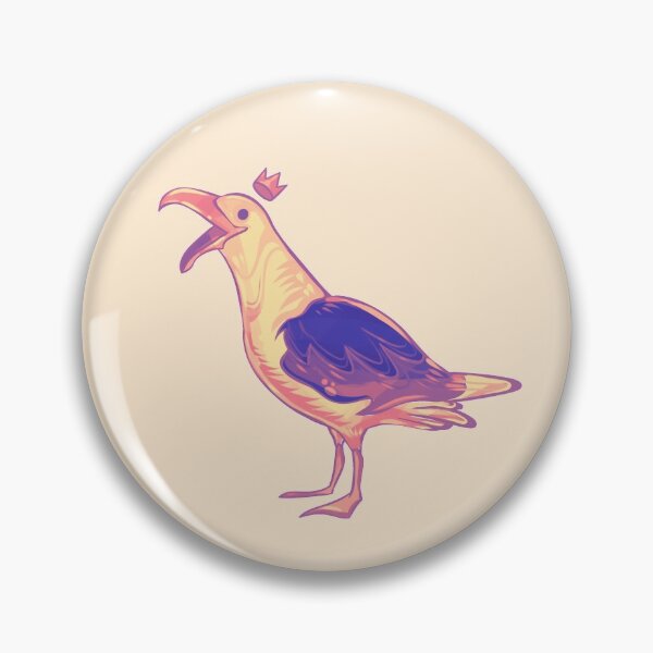 Item preview, Purple Screaming Seagull designed and sold by GalaxyChicken.
