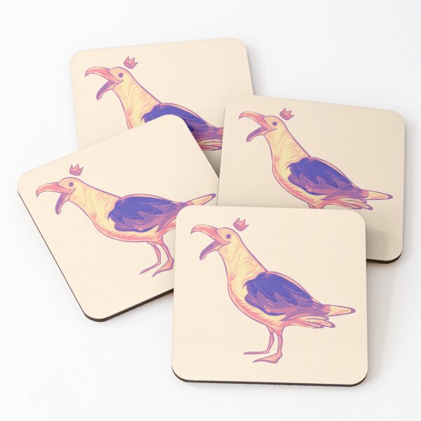 Item preview, Purple Screaming Seagull designed and sold by GalaxyChicken.