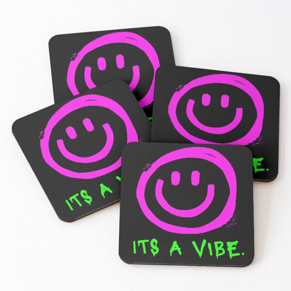 Item preview, ITS A VIBE (SMILEY FACE) designed and sold by HeavyLiftGift.