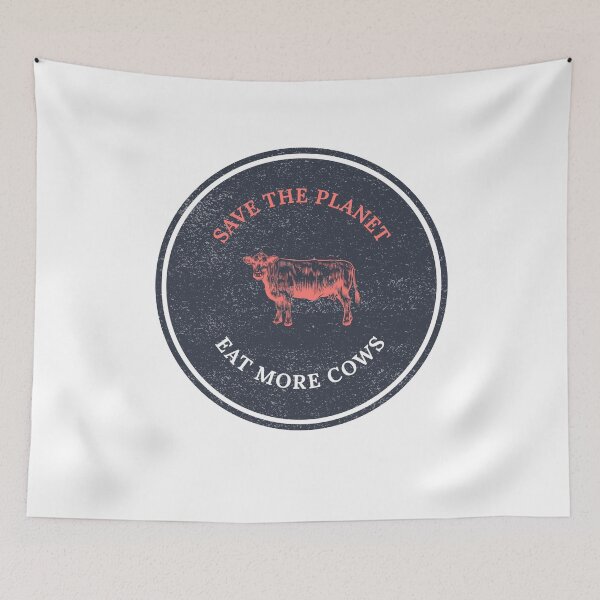 Item preview, Save The Planet Eat More Cows designed and sold by MikesPoD.