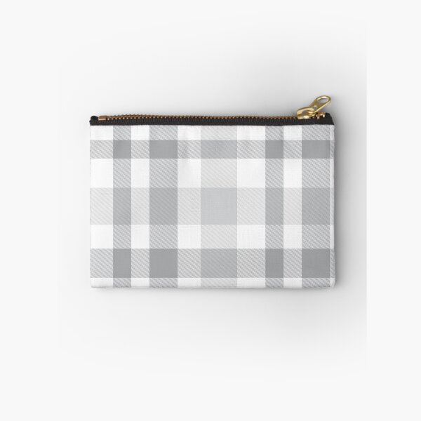 Item preview, White Plaid Tartan Textured Pattern designed and sold by Siu-Hong Mok.