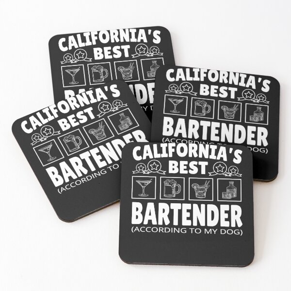 Item preview, Best Bartender, California designed and sold by Home-Spirit.