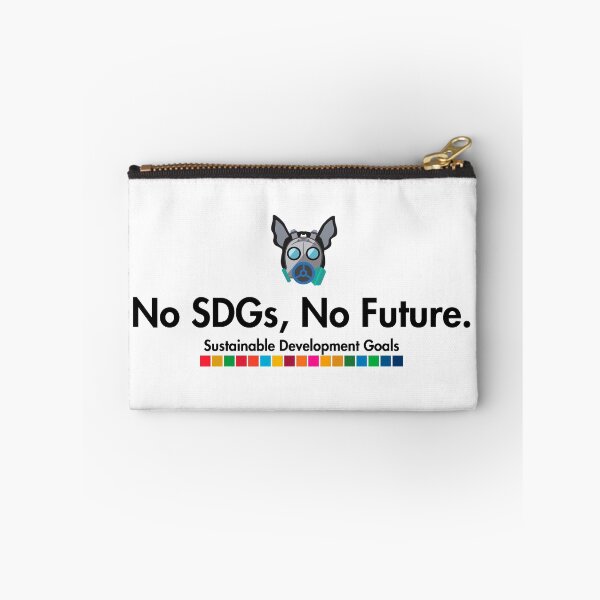 Item preview, SDGs Boston terrier Gas Mask "No SDGs, No Future." BLK LOGO designed and sold by hilodiego.