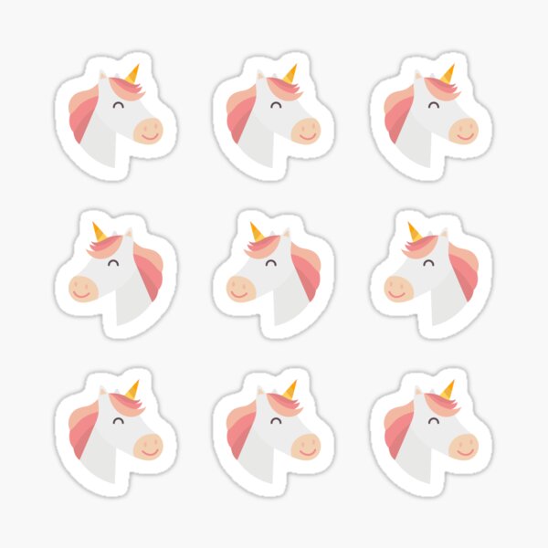 Cute Kawaii Unicorn Sticker