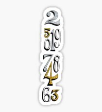 Small World Clock Sticker
