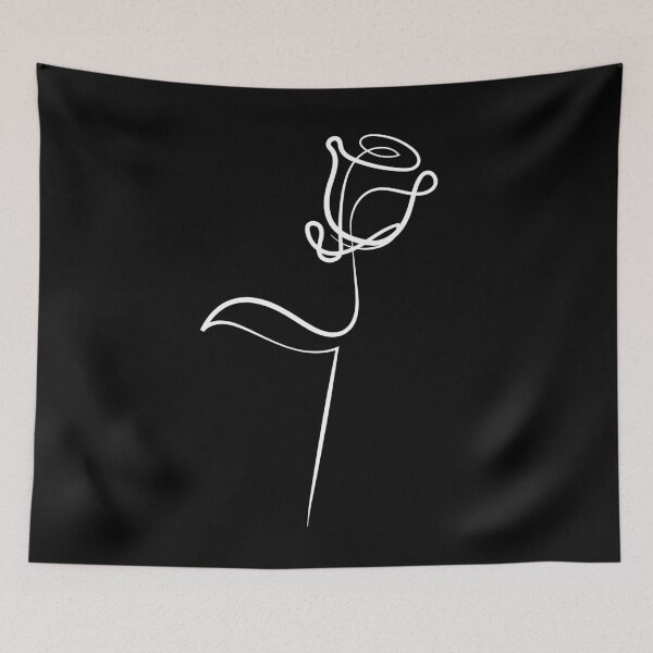 Item preview, Black And White Plant Artwork designed and sold by KananiandKiki.