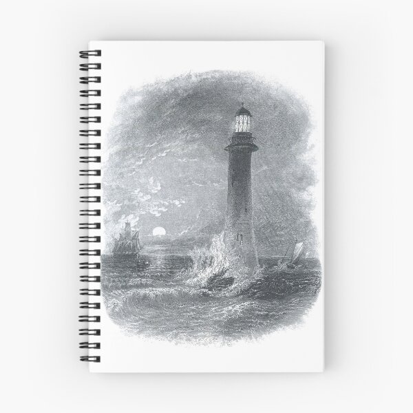 Item preview, Vintage Lighthouse Etching designed and sold by MomoArts.
