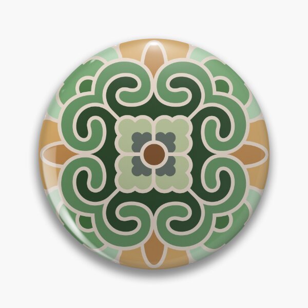 Item preview, Korean Traditional Beige Pattern Style 4 on White BG designed and sold by FollowtheOrigin.