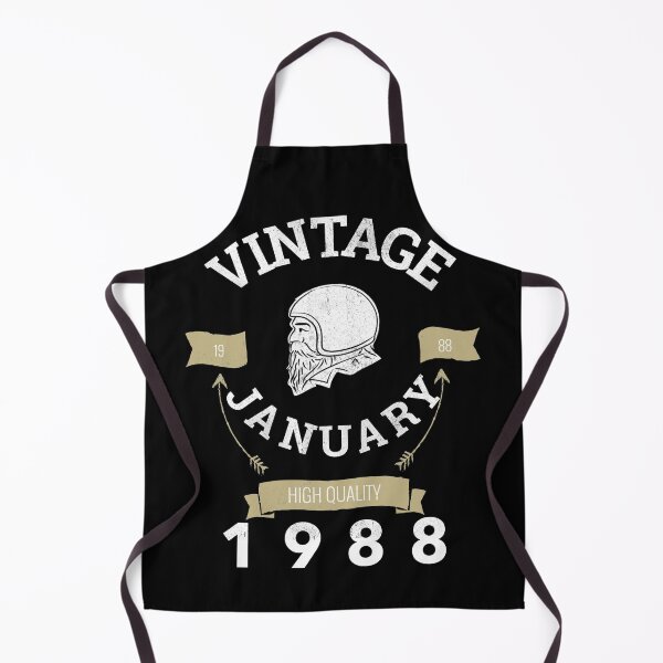Item preview, January 1988 Birthday Vintage Birthday Gift For Dads, Uncles and Brothers designed and sold by BigJackTees.