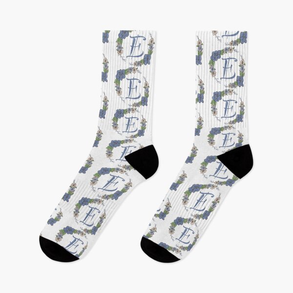 Item preview, Blue Floral E designed and sold by missmann.