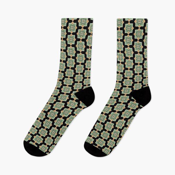 Item preview, Korean Traditional Beige Pattern Style 4 on Black BG designed and sold by FollowtheOrigin.