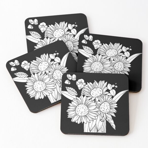 Item preview, Black And White Plant Artwork designed and sold by KananiandKiki.