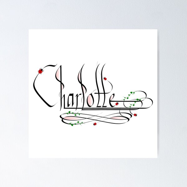 Item preview, Charlotte - Calligraphy designed and sold by AhMath.