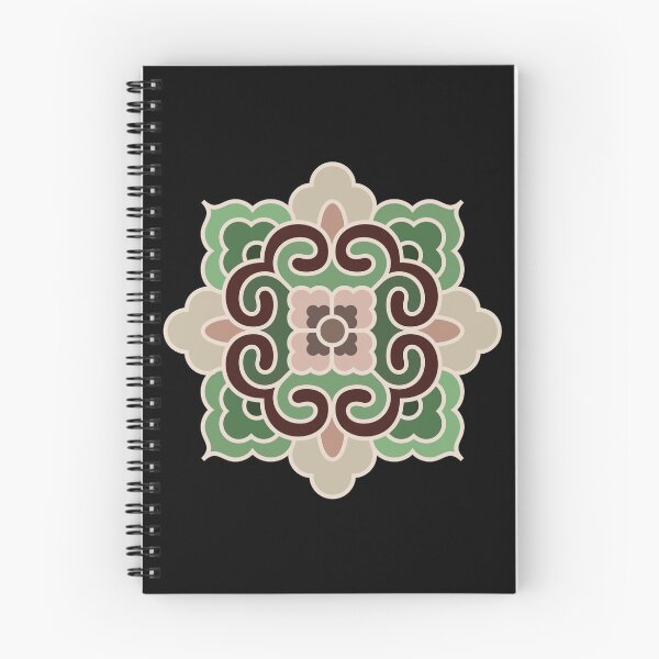 Item preview, Korean Traditional Beige Pattern Style 5 on Black BG designed and sold by FollowtheOrigin.