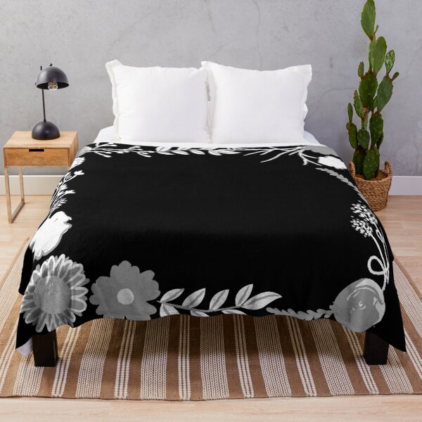 Item preview, Black And White Plant Artwork designed and sold by KananiandKiki.